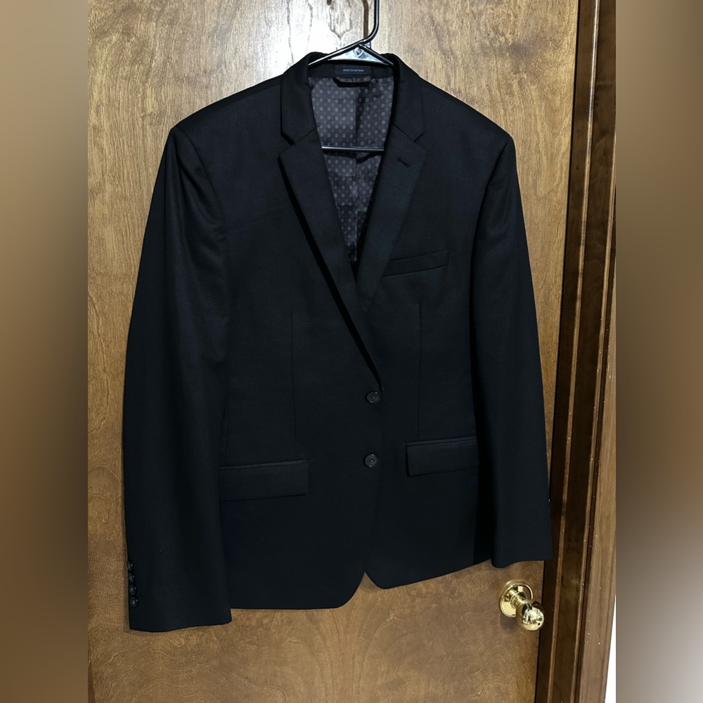 Andrew Fezza Men’s Black 2 Button Blazer